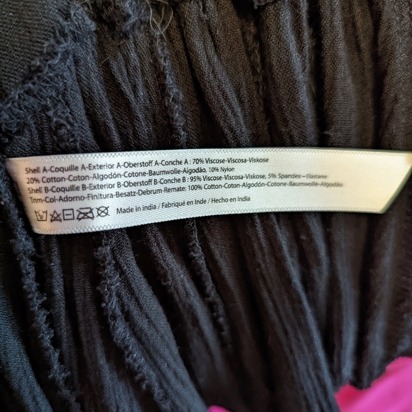 FP One Adella Slip Lace Dress Black Medium - Picture 6 of 6